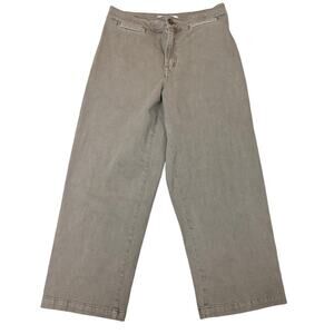 The Petite Emmett Wide-Leg Crop Pant:
Welt Pocket Edition